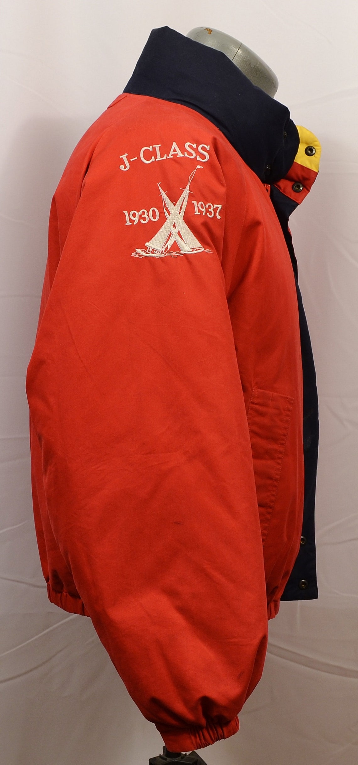 Vintage Nautica Challenge Jacket Coat JClass Down Feather Etsy