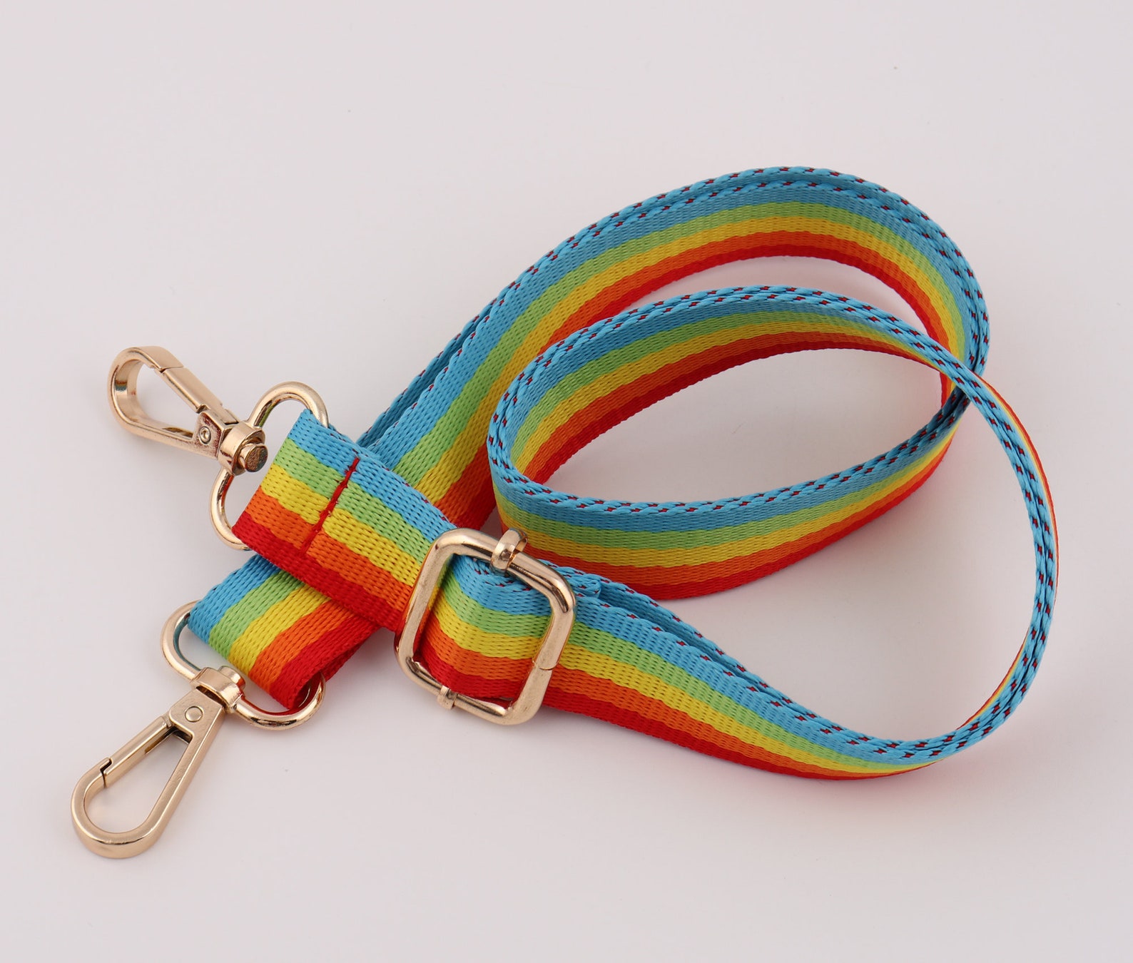 125mm WidthRainbow Cotton Bag Strap bing Adjuster Etsy