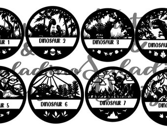 Download Dinosaur Landscape Etsy PSD Mockup Templates