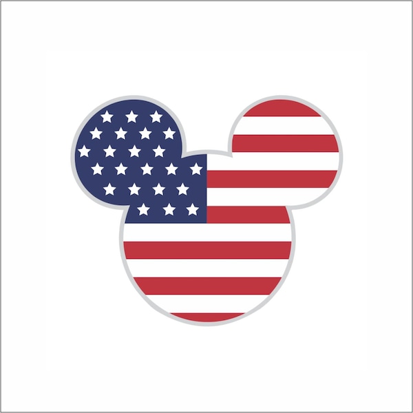 Flag Mickey Mouse - Etsy