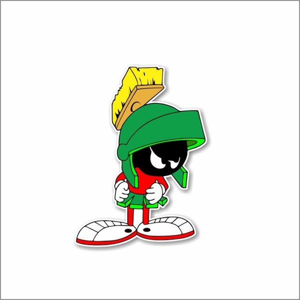 Marvin the Martian Sticker - Etsy