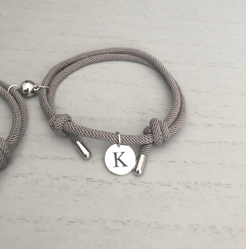 Magnetic connecting bracelets for couples Clearance
