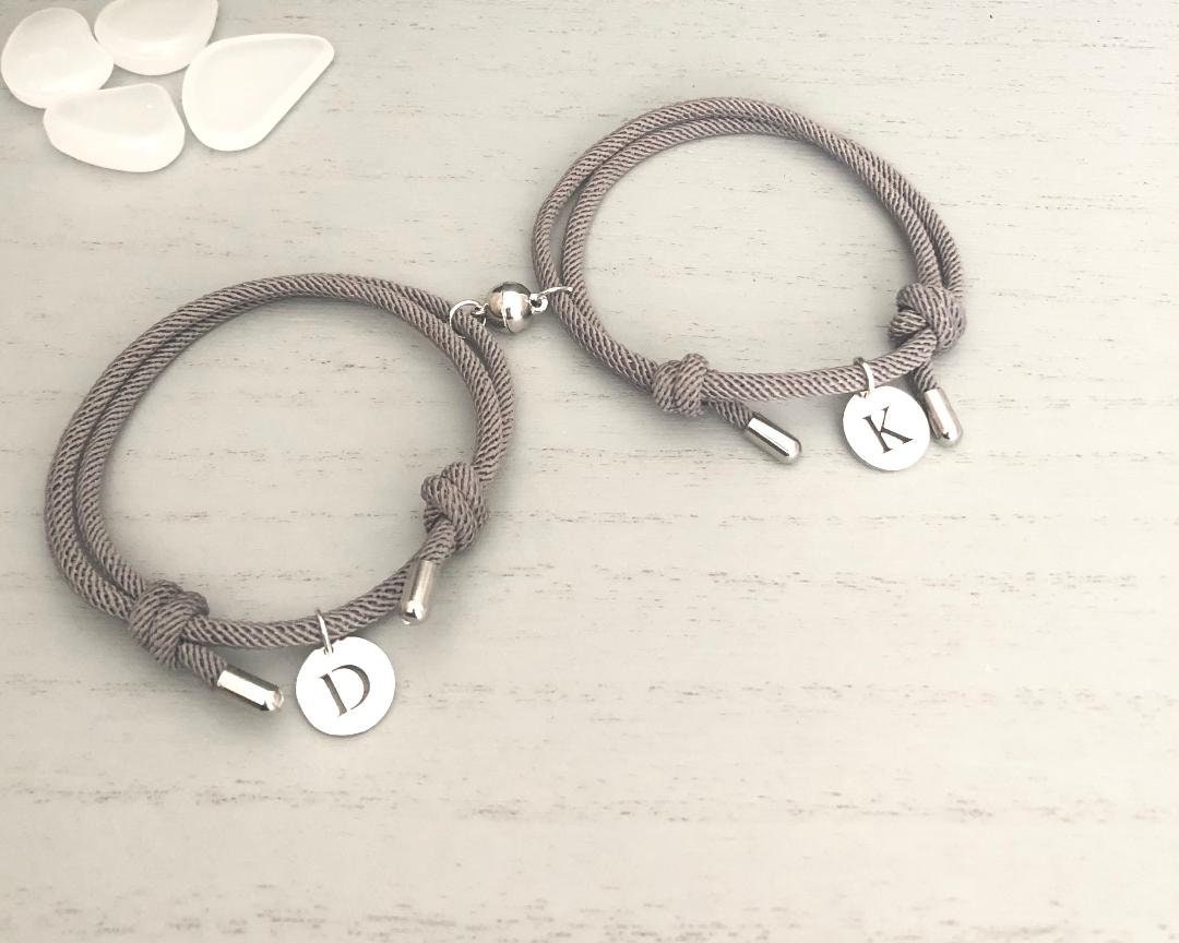 Couples Bracelets Matching Bracelets Connecting Etsy