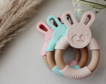 peter rabbit teething ring