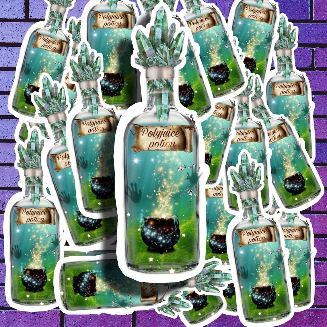 HARRY POTTER potions stickers. Glossy finish handmade Etsy
