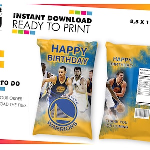 Basketball Chip Bag Label, Basketball Chip Bag, basketball Chip Bag, Basketball party favor, INSTANT DOWNLOAD