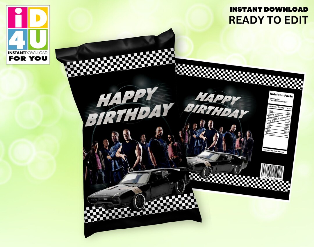 Kids Chip Bag Labels, Chip Wrapper Label, Kids Chip Bag Label ...