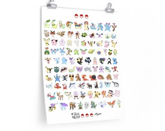 National Pokedex Etsy