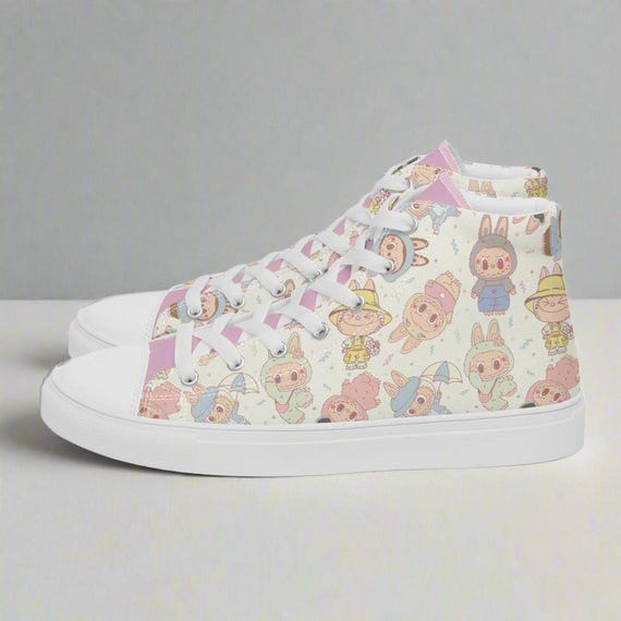 Labubu Monsters | Women High Top Sneakers - Etsy
