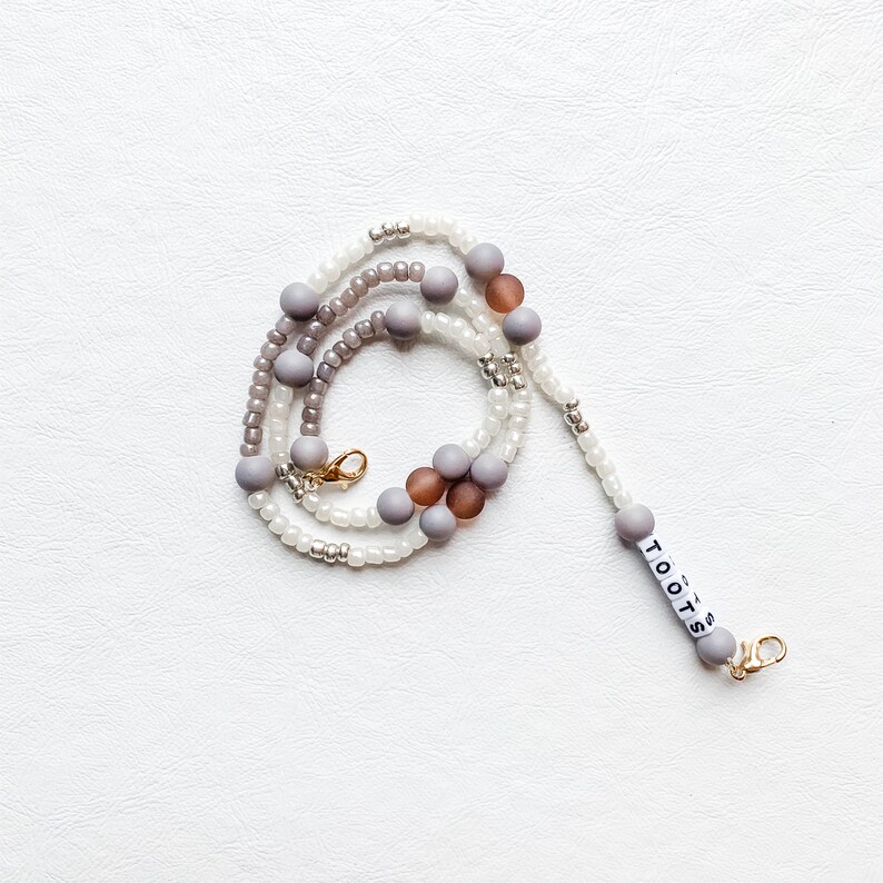 Face Mask Lanyard Neutral