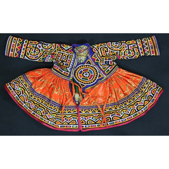 Rabari-work kids dress from Kutch, Gujarat