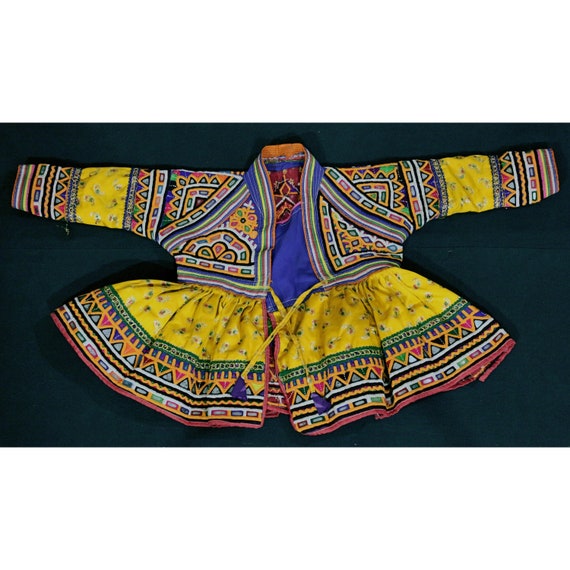 Rabari-work kids dress from Kutch, Gujarat