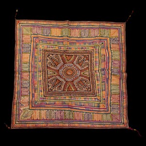 Rabari Embroidered Wall Hanging |  Tribal Textile Art from Gujarat | Indian Folk Decor Tapestry
