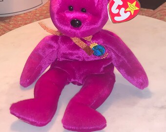 millennial bear beanie baby