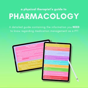 Pharmacology Review Guide for the Physical Therapist