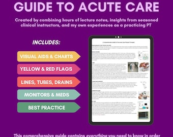 Physical Therapy Guide to Acute Care