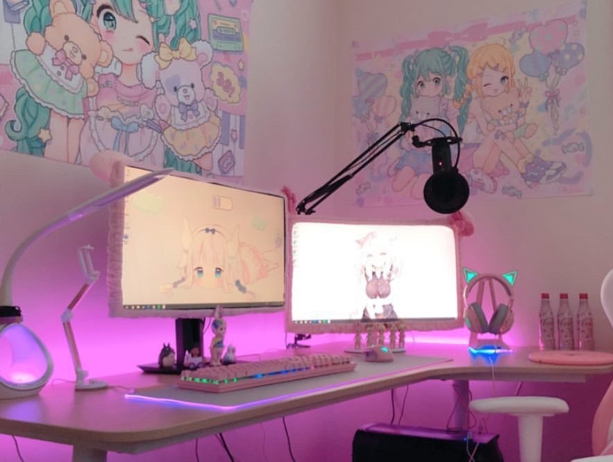 Pink Monitor Cover Etsy