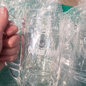 New Captain Morgan acrylic tankard glasses set