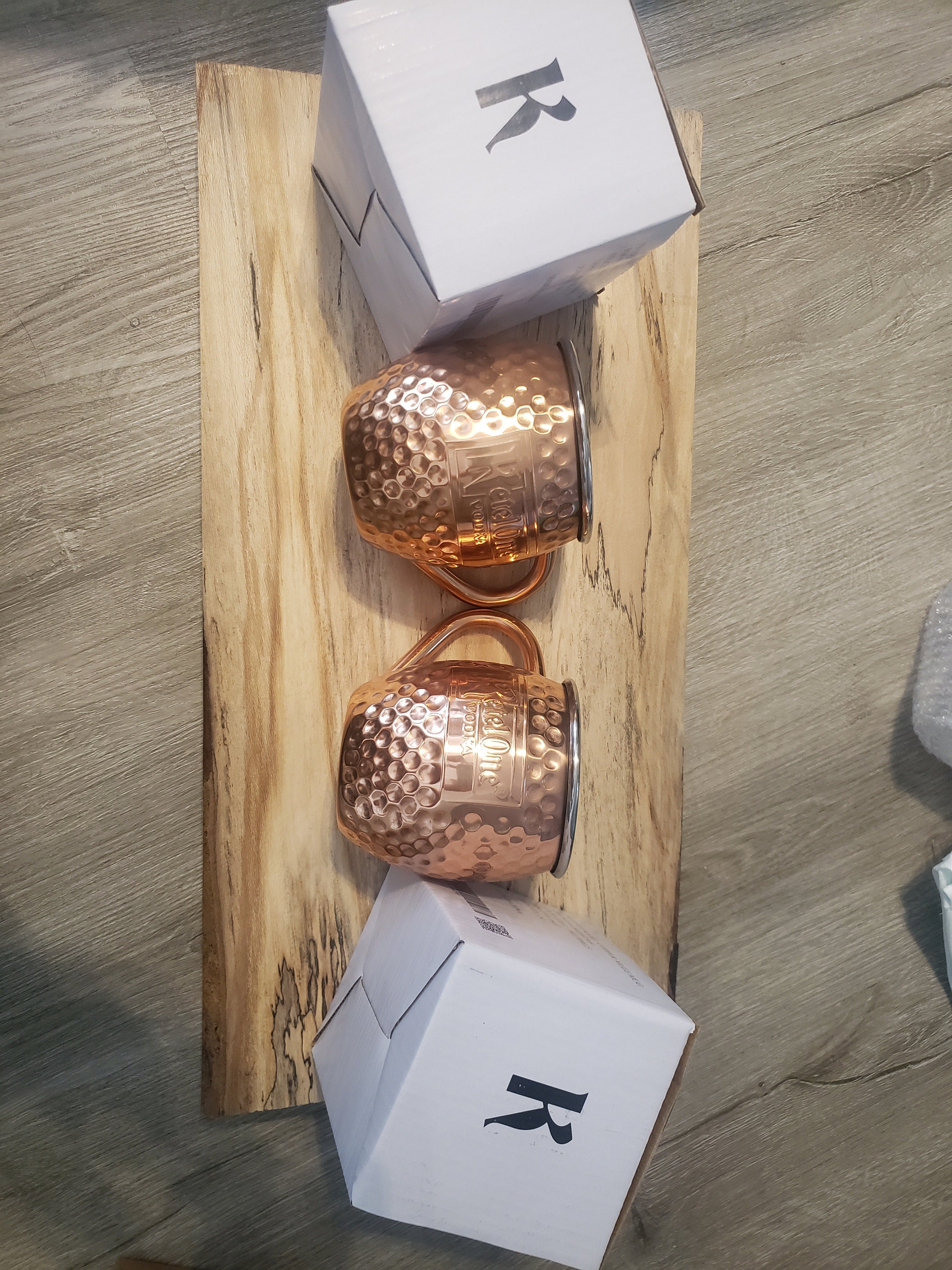 New Ketel One Copper Mug Set in Boxes Etsy