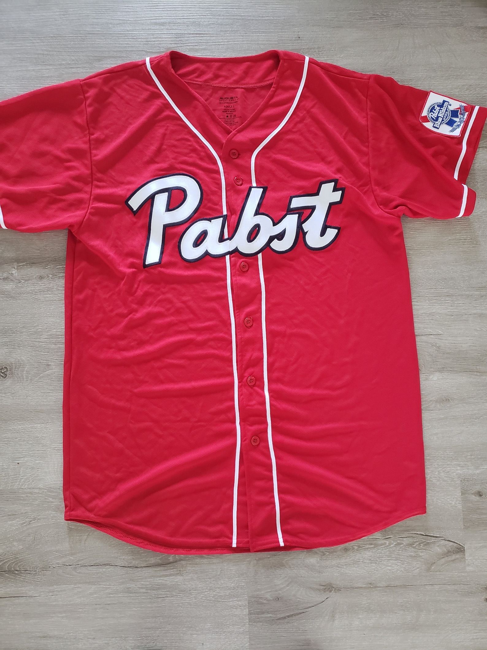 Rare Pabst Blue Ribbon Size Large Baseball Jersey Etsy