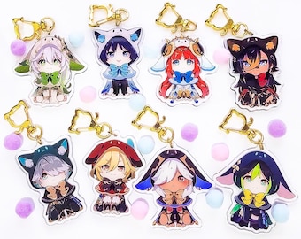 Genshin Impact Sumeru Characters Hoodie Charms
