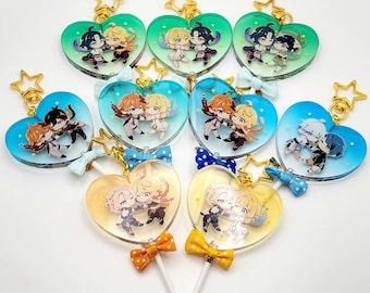 Genshin Impact Lollipop Ship Charms