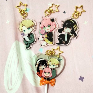 Spy Anime Acrylic charms