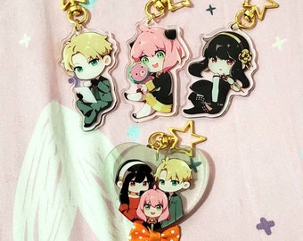 Spy Anime Acrylic charms