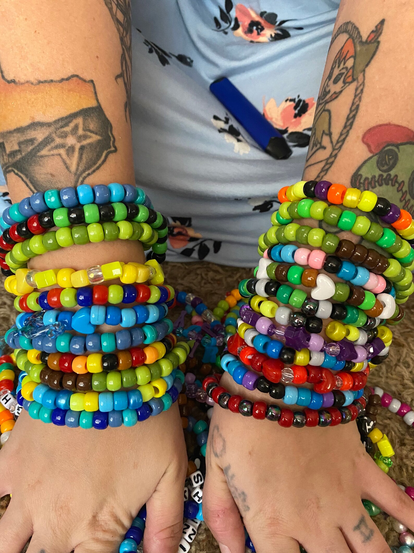 10 Kandi rave bracelets made to order Etsy