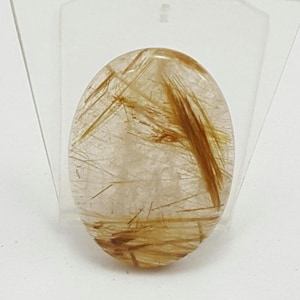 Rutile Quartz  Cabochon