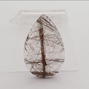 Rutile Quartz  Cabochon