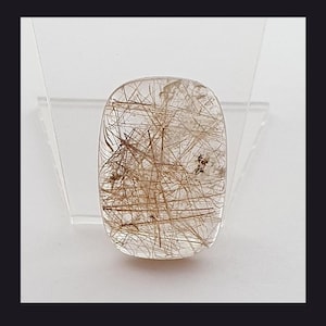 Rutile Quartz  Cabochon