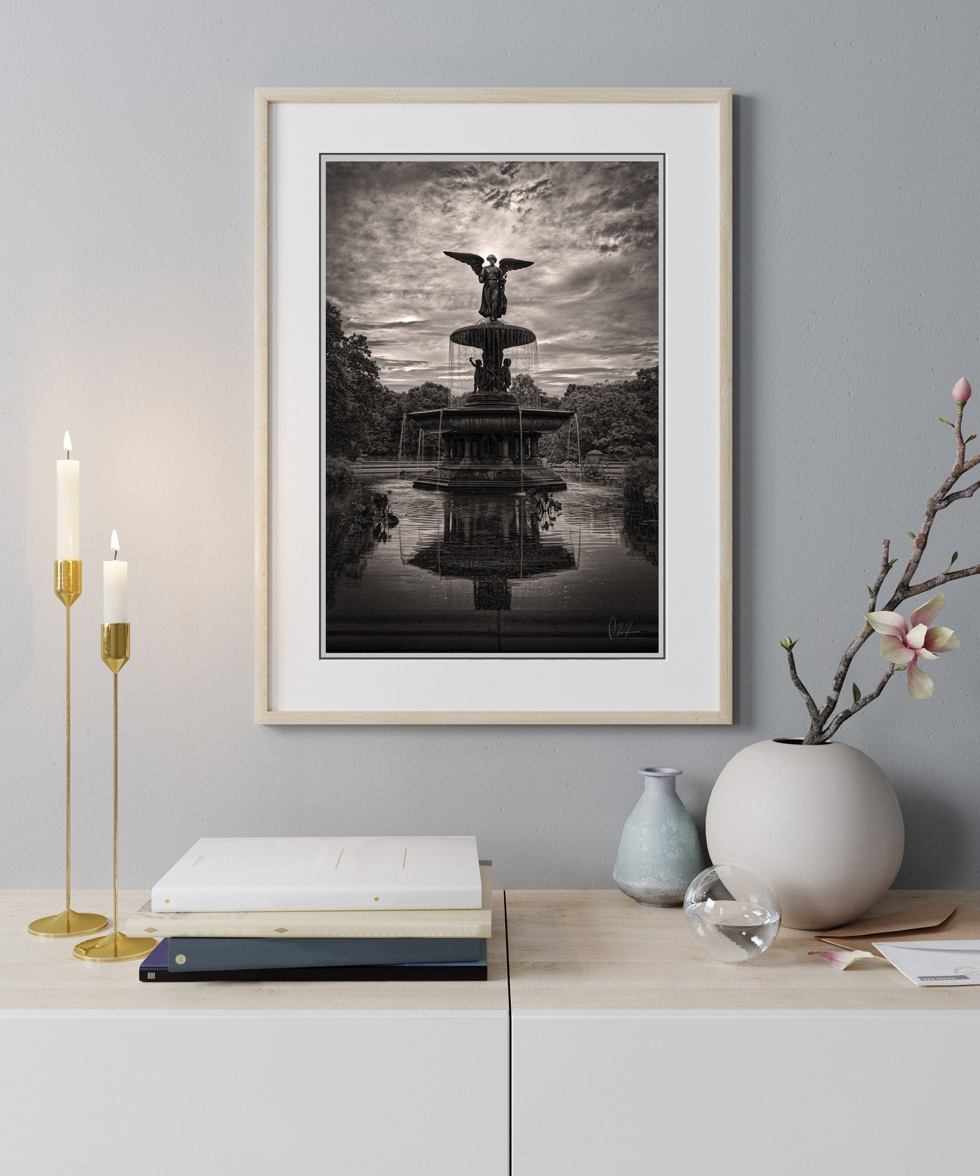 Bethesda Fountain Art: Canvas Prints, Frames & Posters