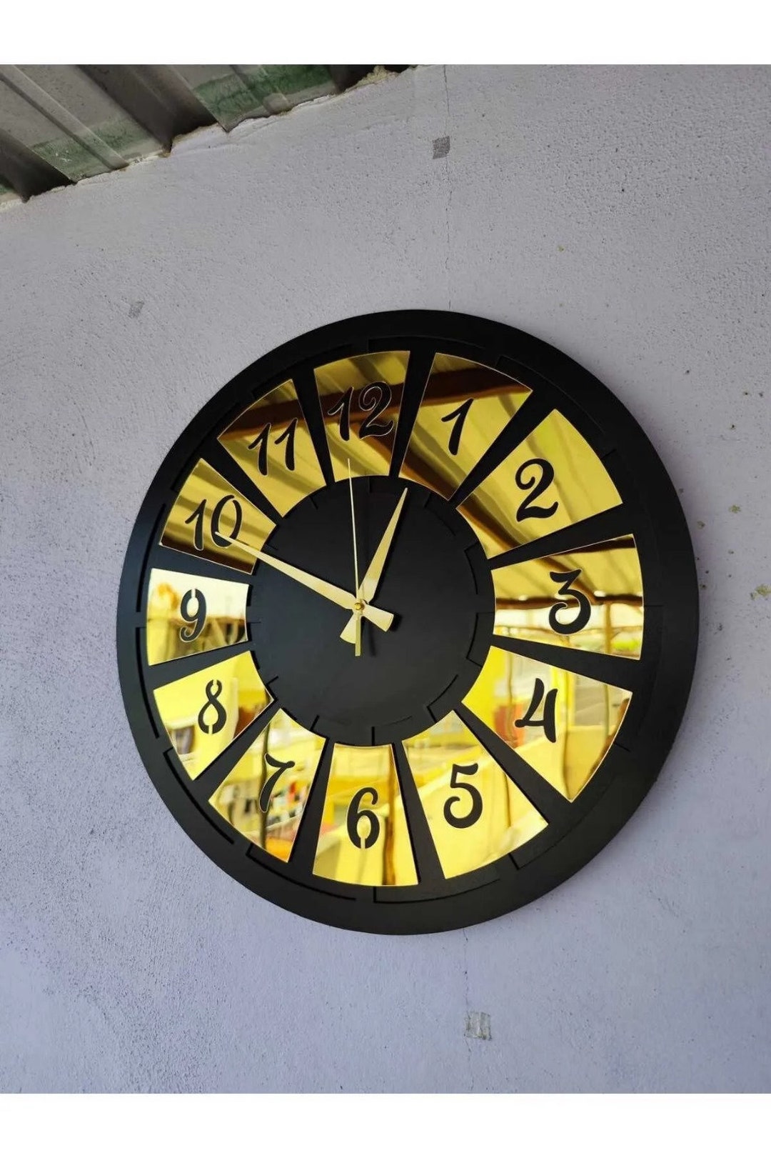 Made to Order Wood Wall Clock Wall Art Decor 50x50cm Etsy