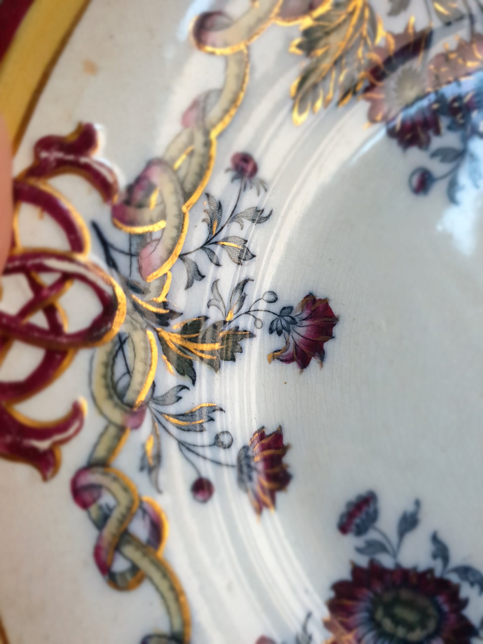 Brownfield Plate 1857 Vintage China Vintage Plate William Etsy