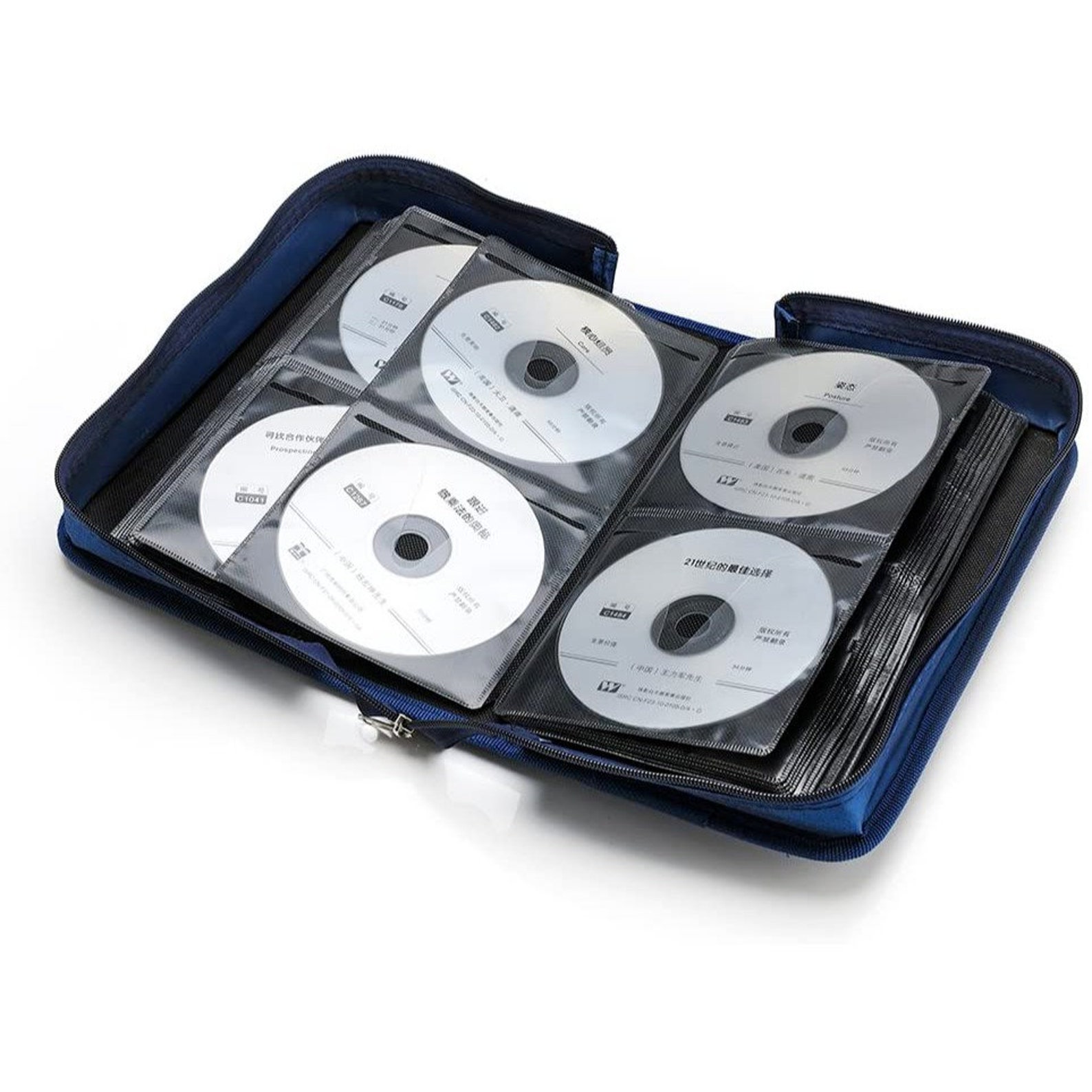 128 cd DVD storage case holder wallet album blu ray media disc Etsy