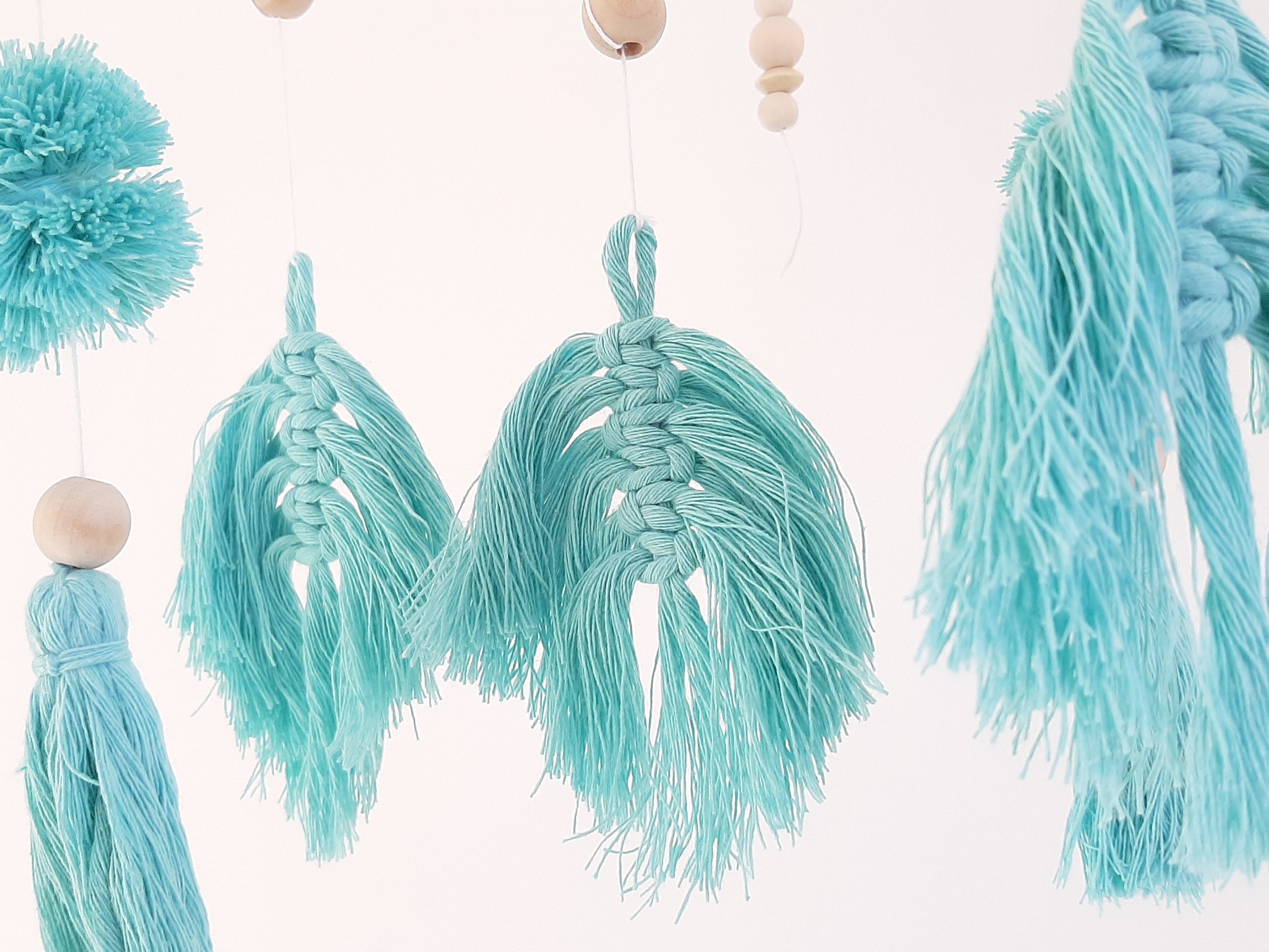 Hellblaues Baby mobile Blaues Kinderzimmer Dekor | Etsy