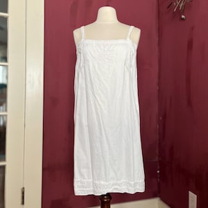 Cotton Slip / Under Dress with Embroidery