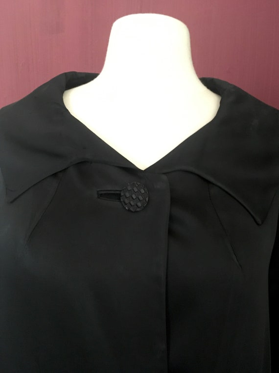 Black Swing Coat - image 2