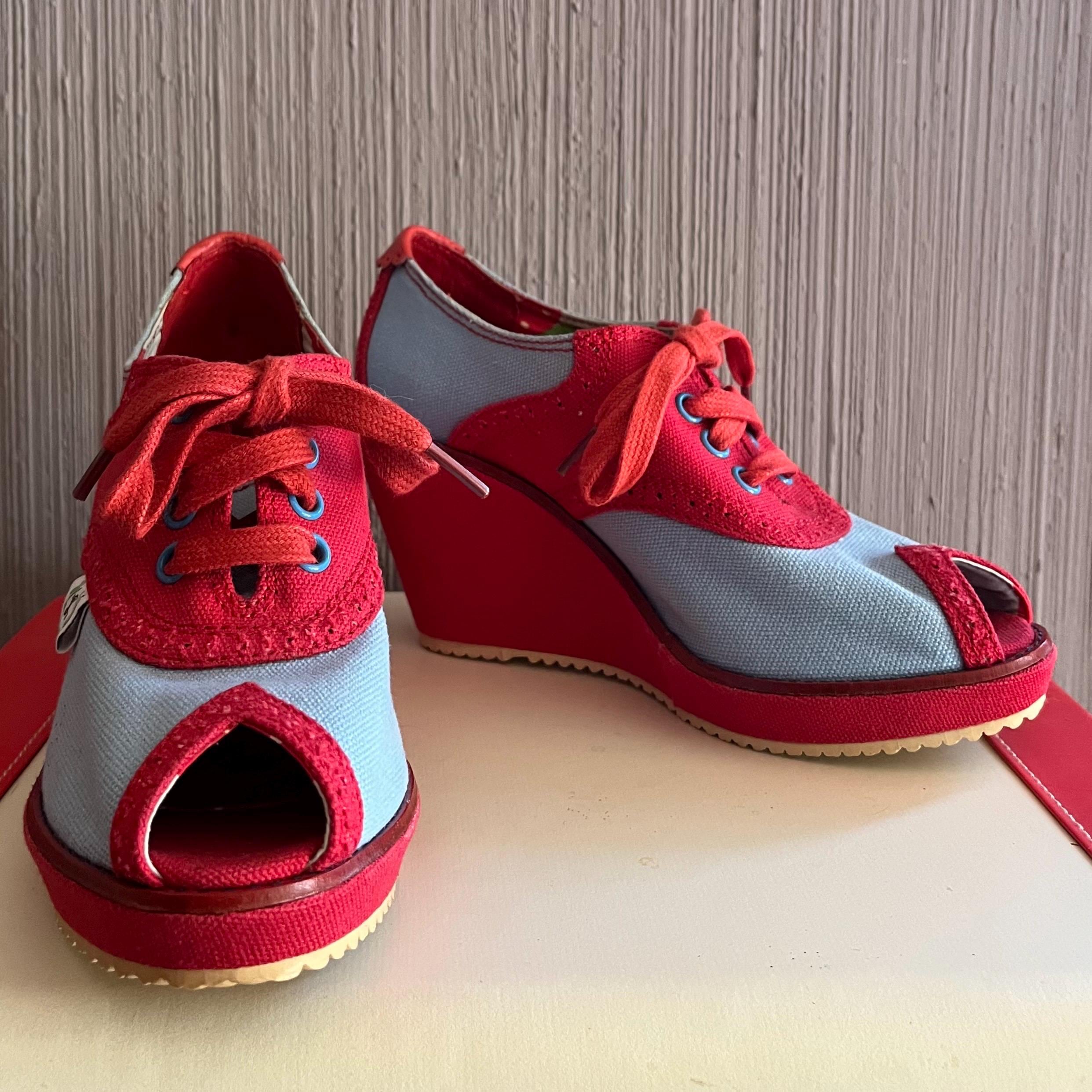 Red Saddle Shoes
