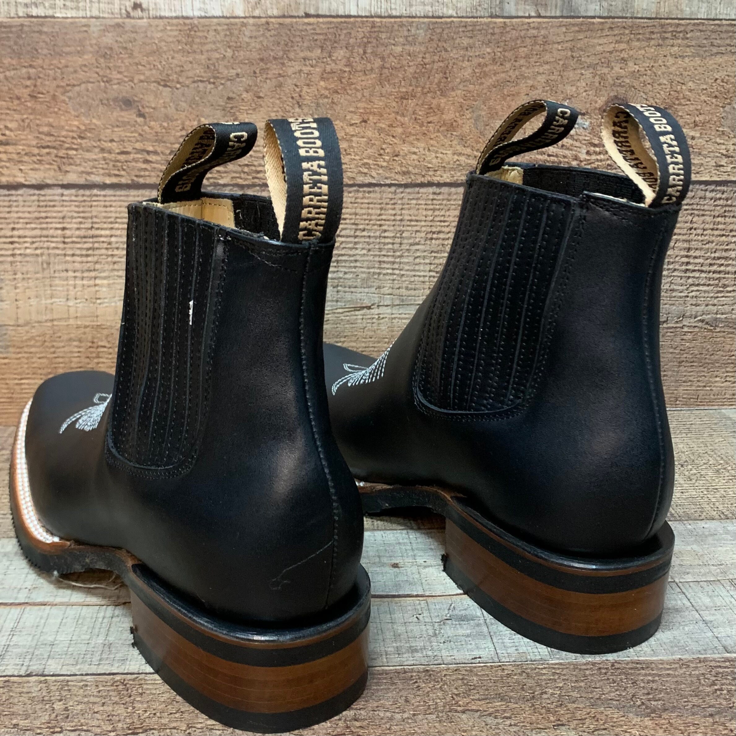 Bottes de cow-girl à bout carré El General Flower | Bottes