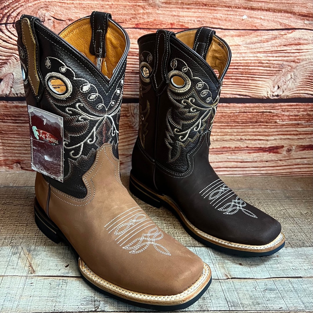 BOM Western Square Toe Rodeo Leather Boot Mens 8 $_57.JPG?set_id=8800005007 main image 4