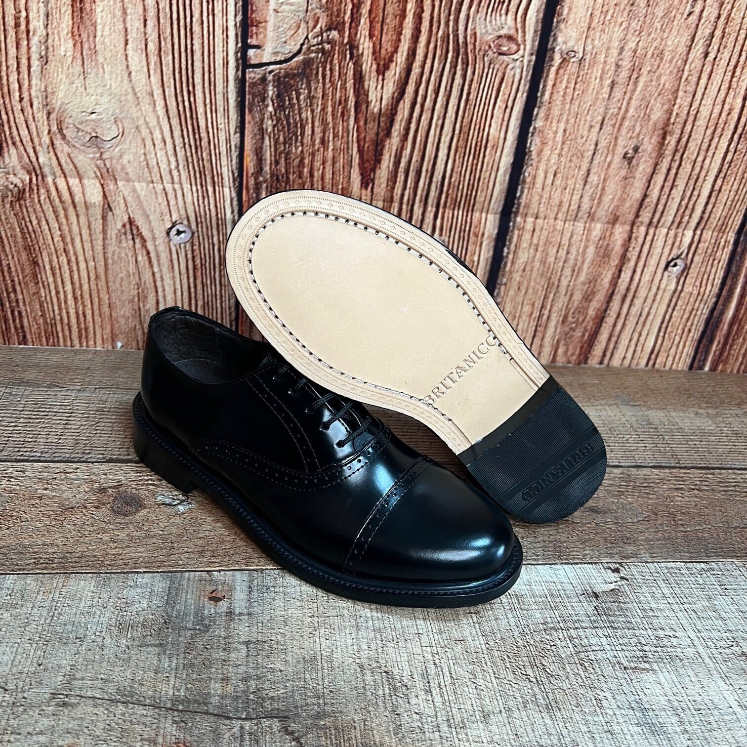 Men Genuine Leather Oxford Style Dress Shoes Zapatos De  display picture 1