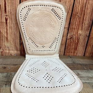 Genuine Leather Car Set Horse/ Bull/ Aztec Asiento de carro Piel Caballo/ Toro/ azteca