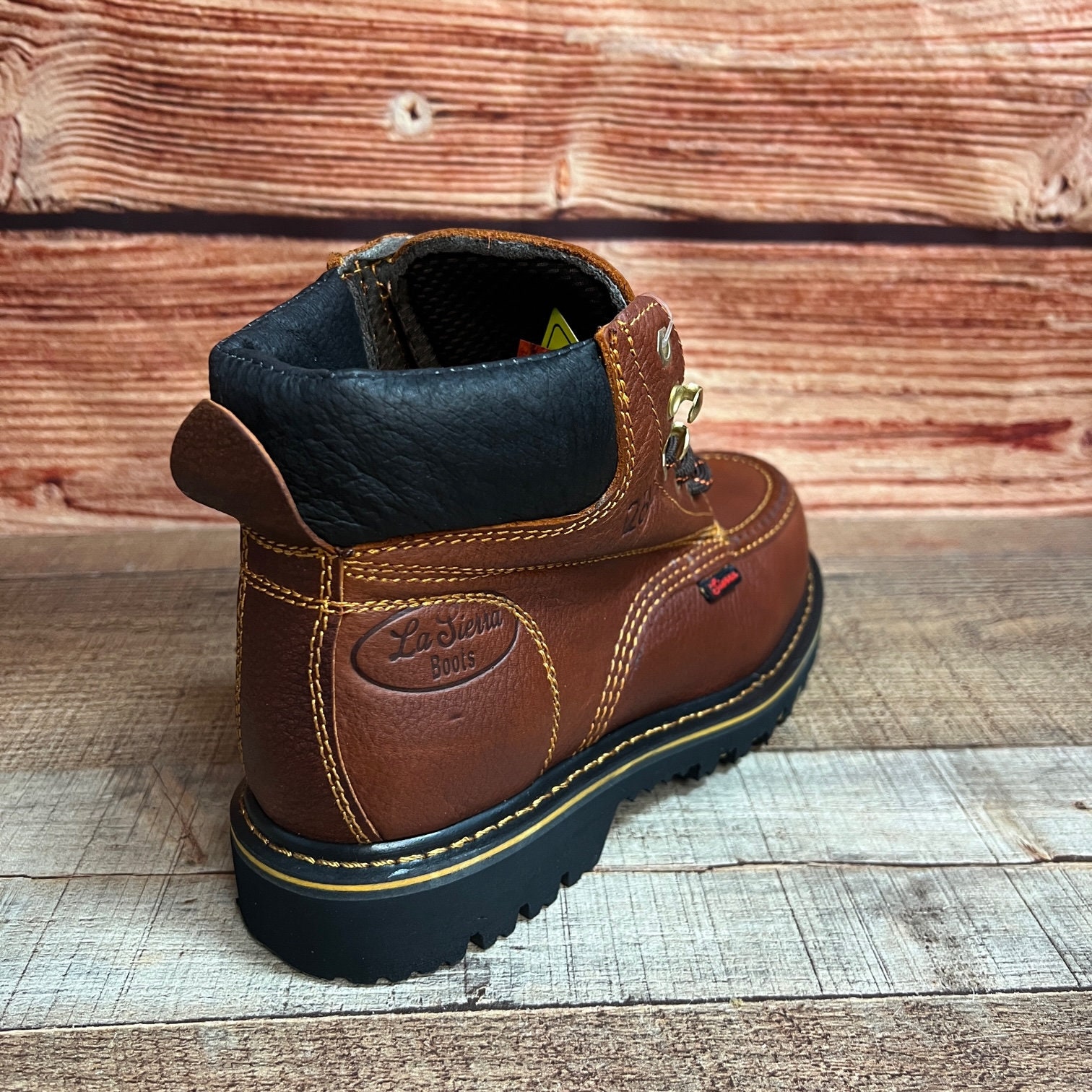 Vintage Big M Leather Work Boots Oil Resistent Soles Welted W 10 E Men\'s 8.5 NOS Wyatt & Dad Cobbler Company main image 4