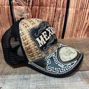 Mexico Embroidered Trucker Hat/ Dad Mexico Hat Gorra/ Cachucha Vaquera image 2