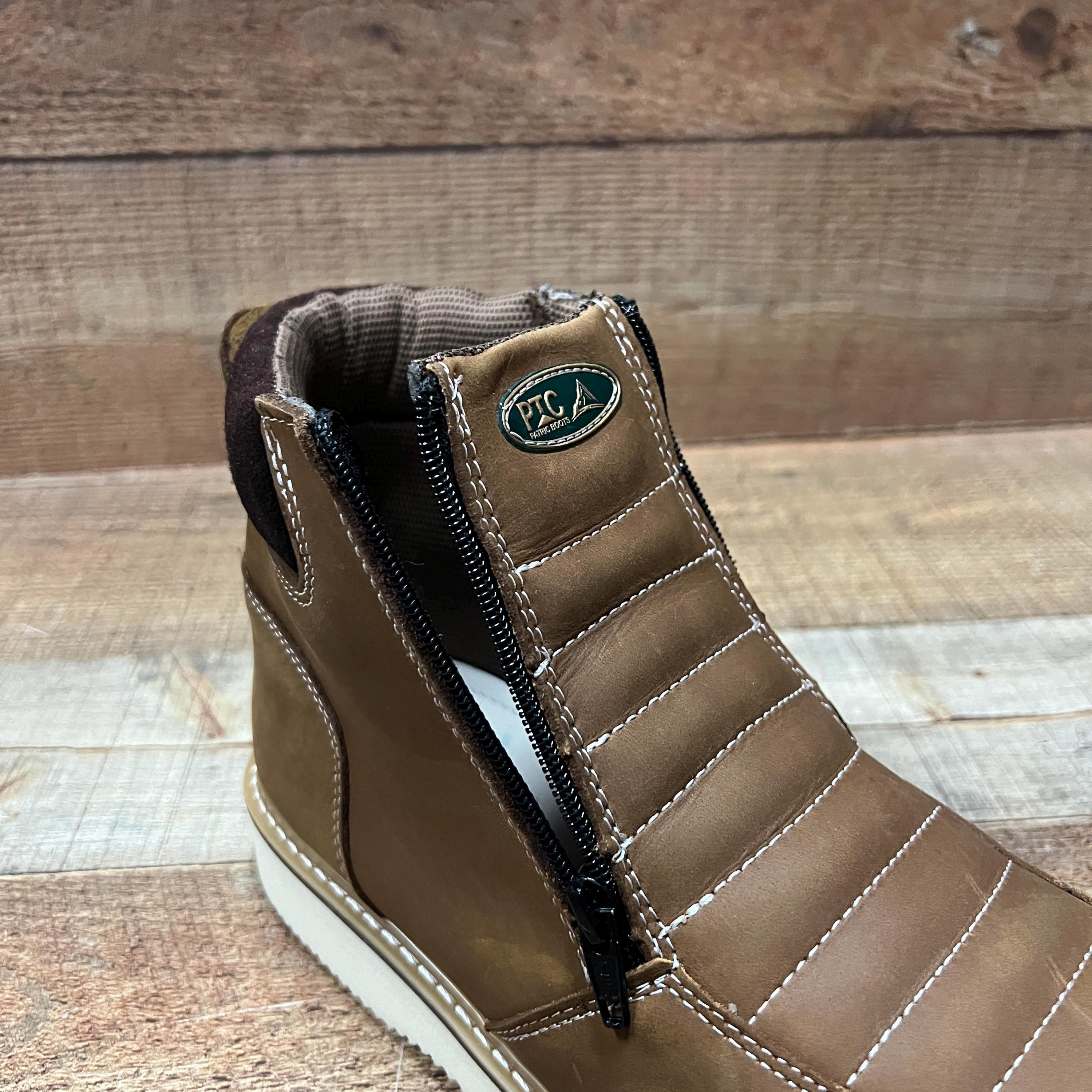 Handmade Leather Double Zipper Work Boots: Water/oil Resistant - Etsy