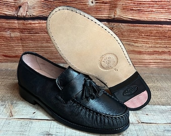 Mezlan Lizard Leather Tassle Loafers - Etsy display picture 1