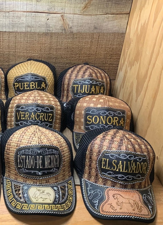 Men Mexico State Hats/ Cap Gorras De Mexico SONORA TIJUANA VERACRUZ 