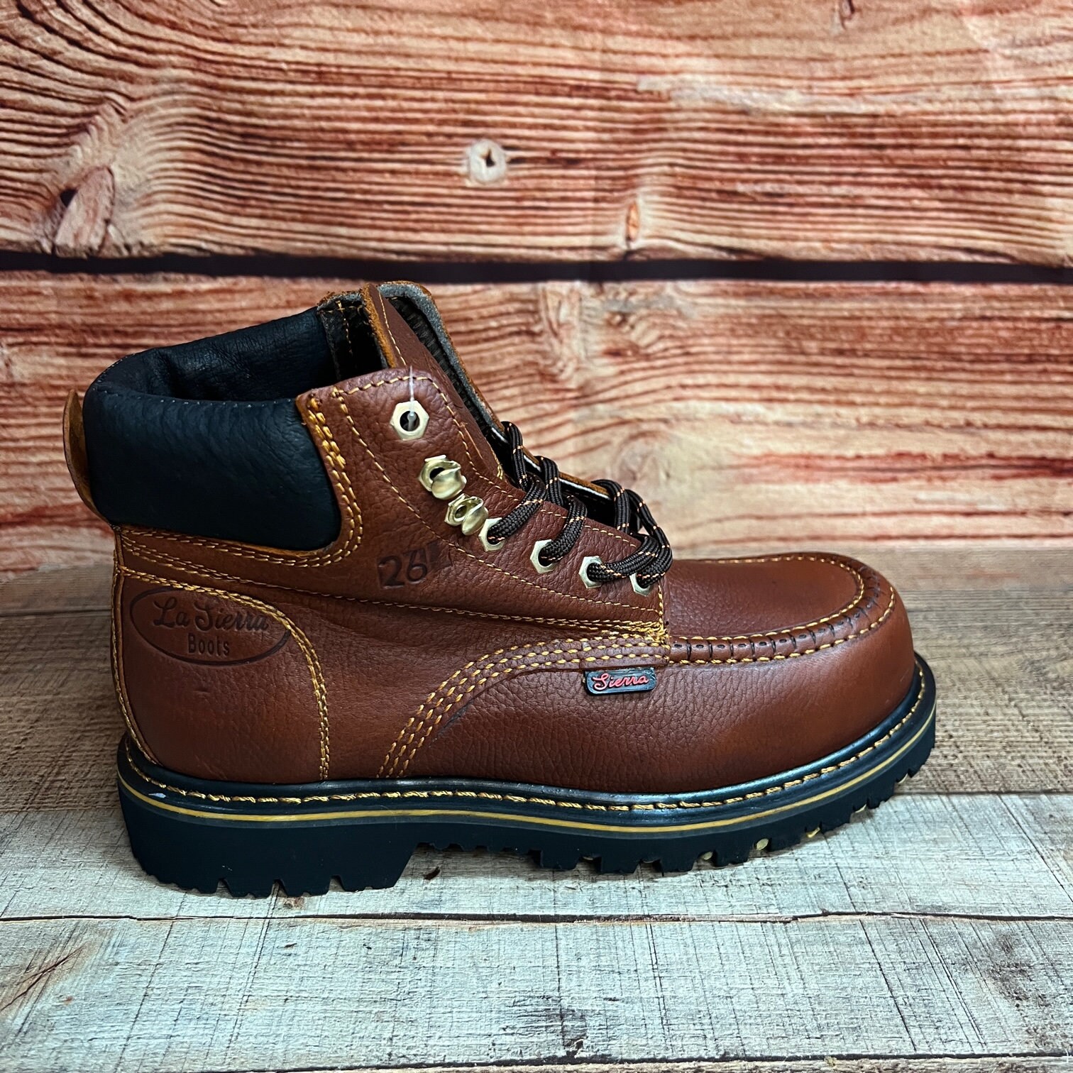 Men's Oil Resistant Leather Work Boots: Heavy Duty, Lightweight - Etsy